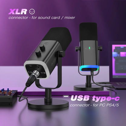 USB/XLR Dynamic Microphone