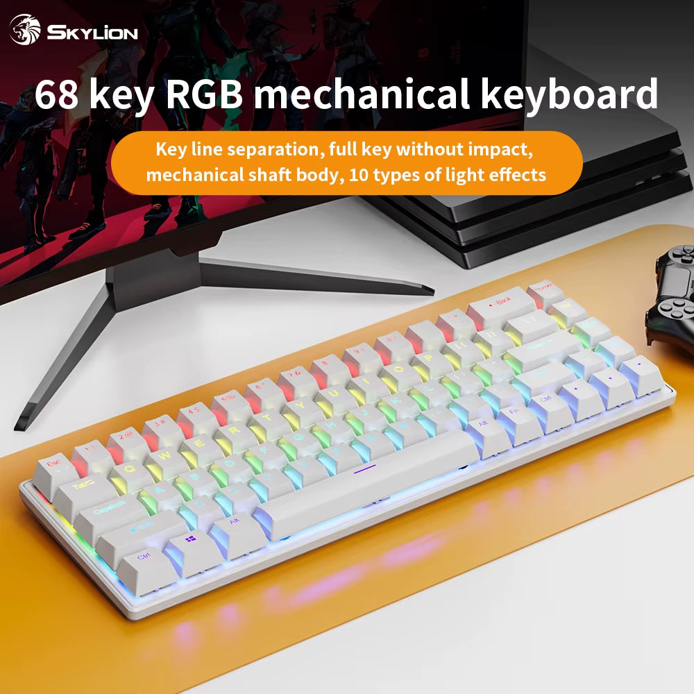 K68 Wired Mechanical Keyboard