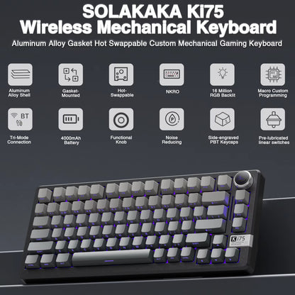 Ki75 Custom Wireless Mechanical Keyboard